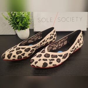 NEW Sole Society Leopard Print Flats
